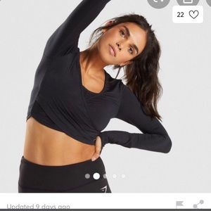 Gymshark ballet crop top